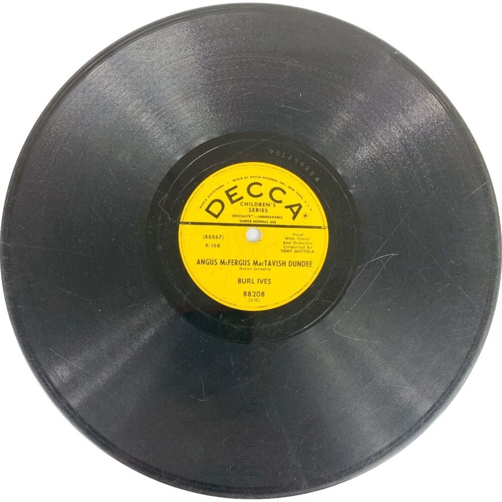 Burl Ives - Angus McFergus MacTavish Dundee / The Tenor Doodle-Doo - 88208 Decca